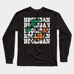 Irish Hooligan Lucky Shamrock St Patrick's Day Gift Long Sleeve T-Shirt